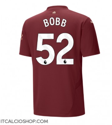 Manchester City Oscar Bobb #52 Terza Maglia 2024-25 Manica Corta